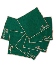 Cocktail Hour Embroidered Cocktail Napkins | Set of 6