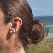 Pearl Studs | Silver