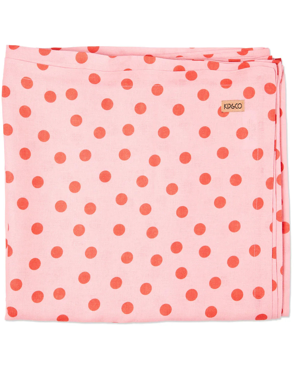 Polkadot Pink Tablecloth | Large Rectangular