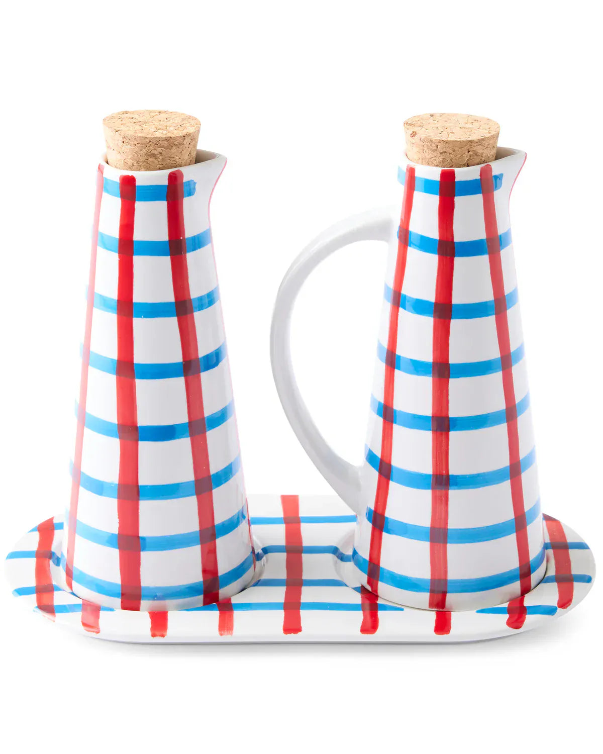 Bon Appetit Tartan Oil and Vinegar Set