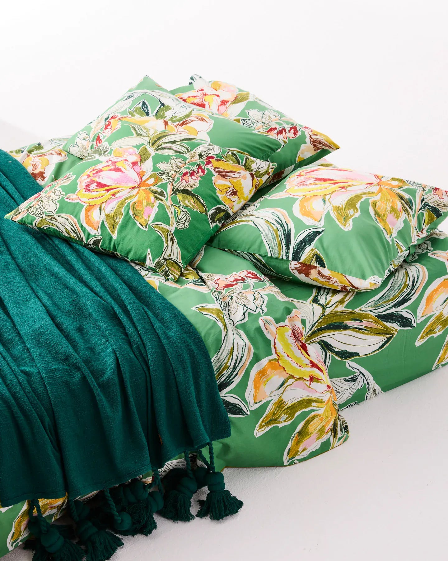 Somerset Green Organic Cotton European Pillowcases | Set of 2