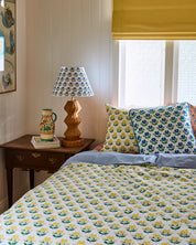 Kip&Co x Anna Spiro Indian Summer Yellow Organic Cotton Quilt Cover | King