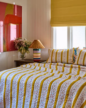 Kip&Co x Anna Spiro Daisy Chain Organic Cotton Quilted Bedspread | Large