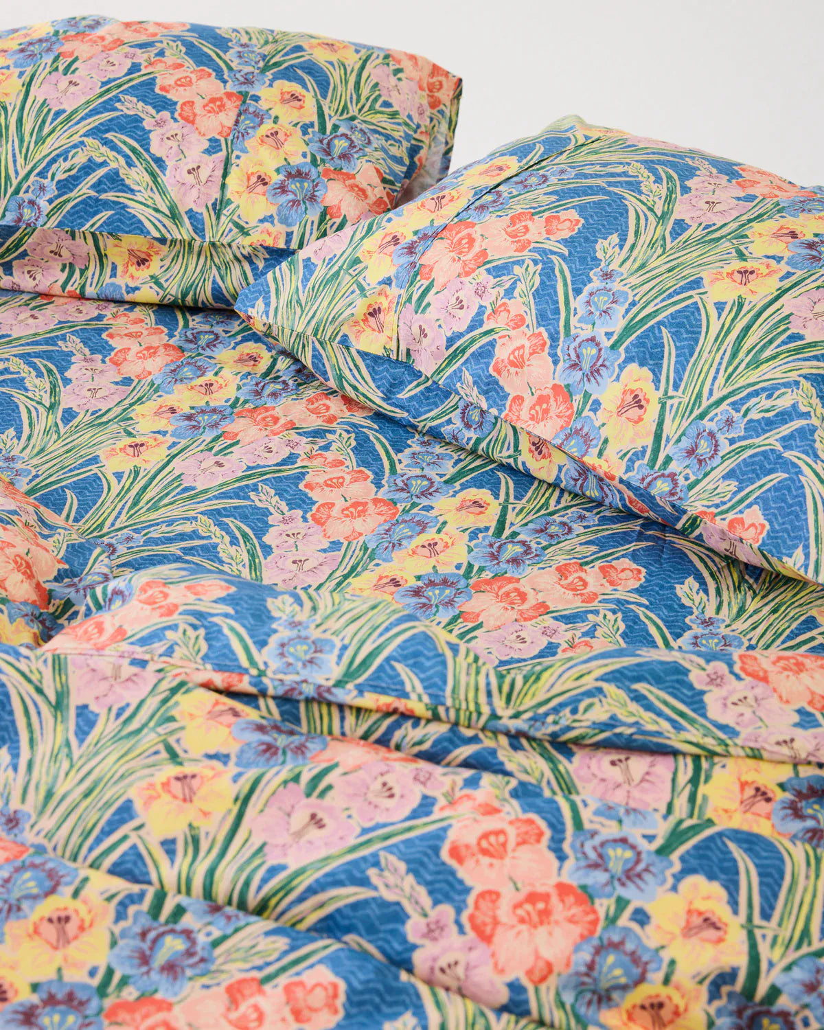 Kip&Co x Anna Spiro Gladiolus Standard Organic Cotton Pillowcases | Set of 2