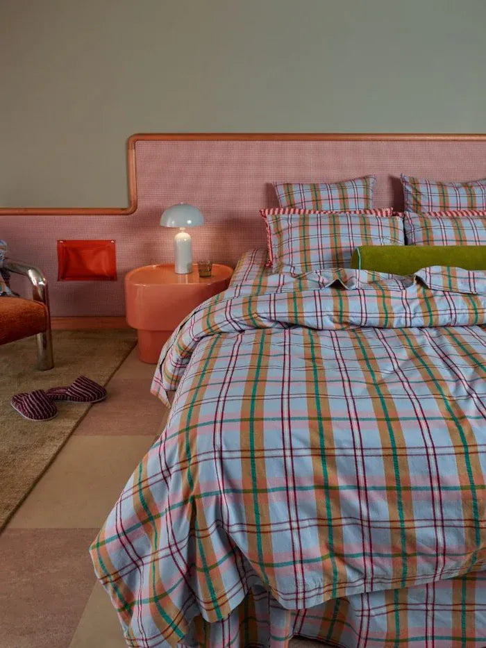 Confetti Plaid Quilt Cover | King