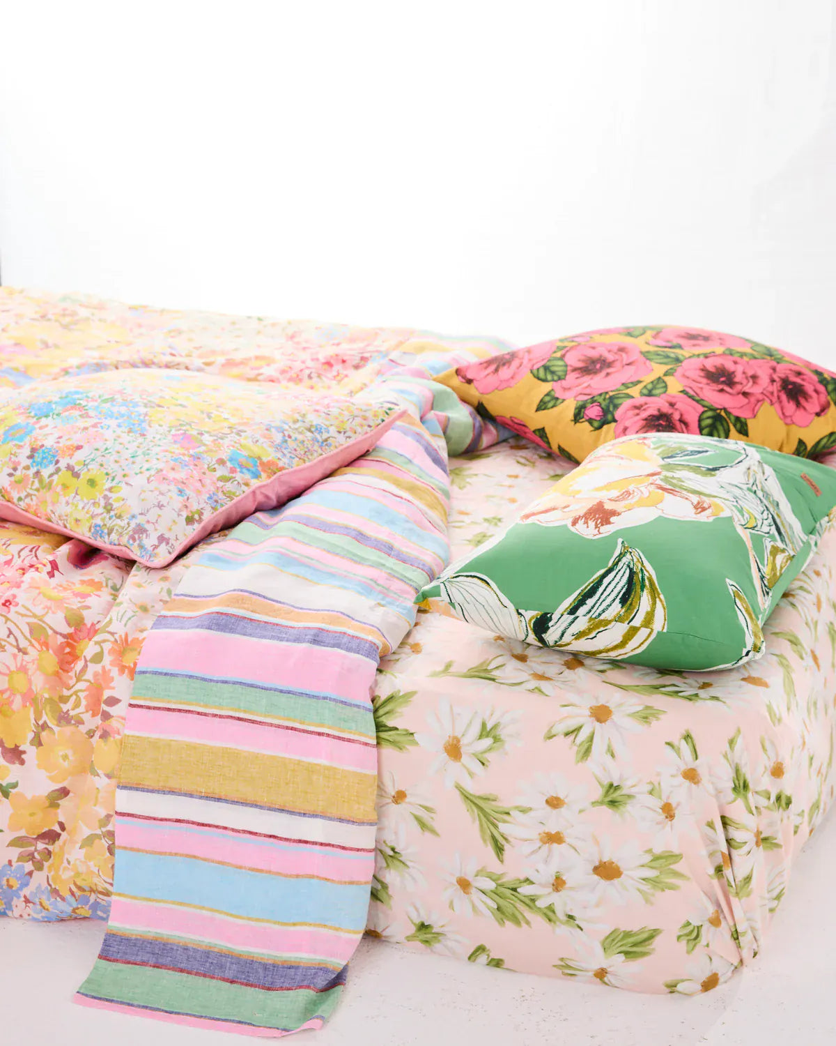 Sweet Daisy Organic Cotton Fitted Sheet | King