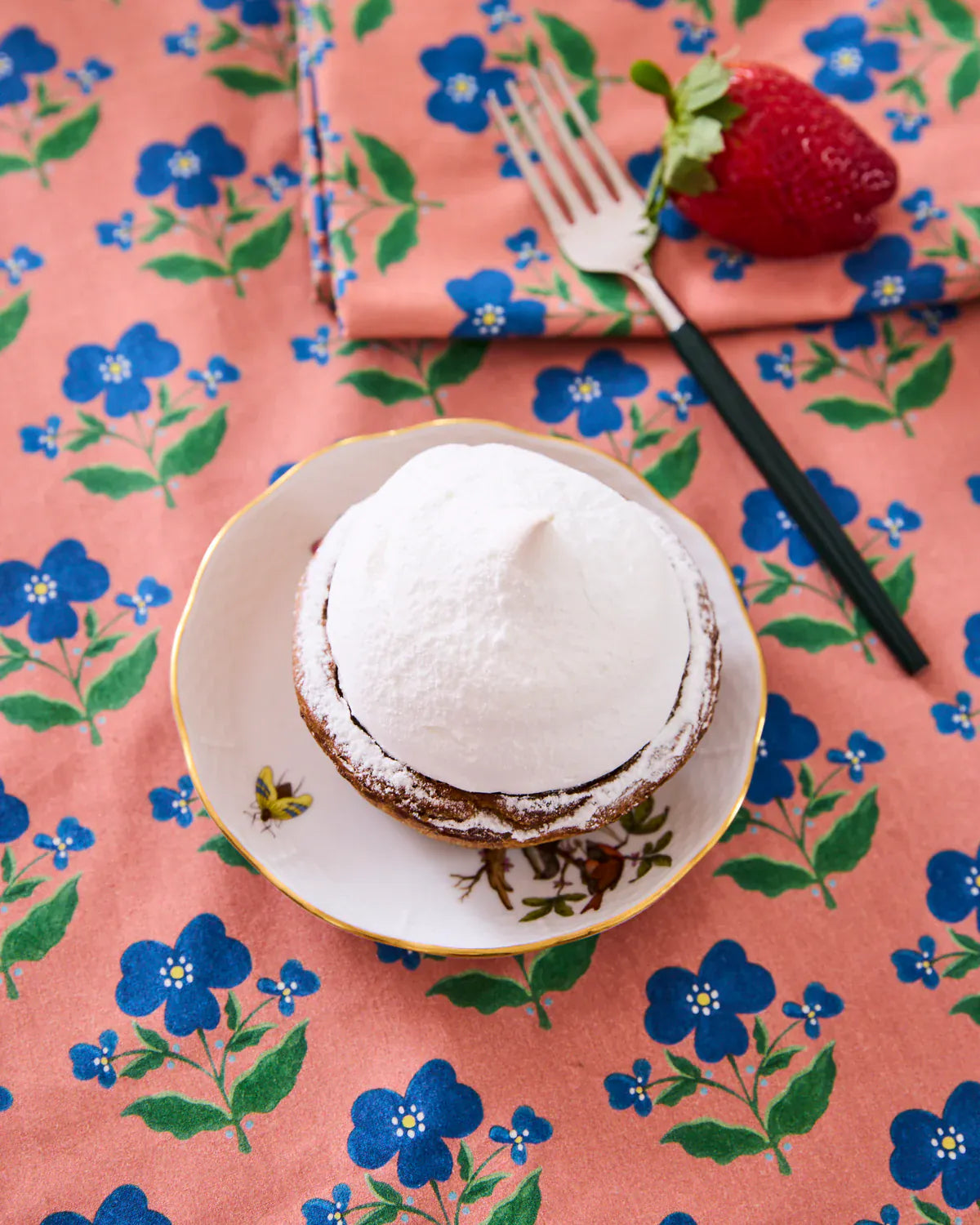 Kip&Co x Anna Spiro Indian Summer Rose Organic Cotton Tablecloth Round