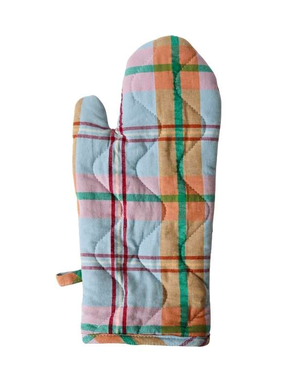 Confetti Plaid Oven Mitt