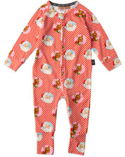 I Love Christmas Spot Organic Long Sleeve Zip Romper 6-12mth