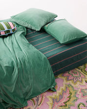 Pistachio Velvet Standard Pillowcases | Set of 2