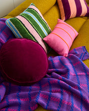 Pink Punch Check Blanket