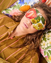 Cottage Garden Silk Eye Mask