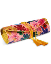 Wild Flowers In Bloom Velvet Jewellery Roll