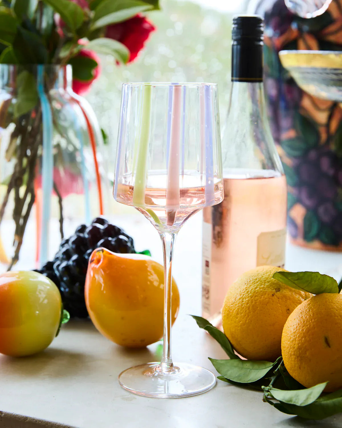 Neptune Stripe Wine Glass | Set of 2