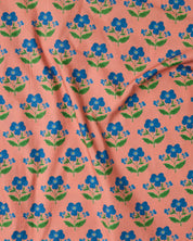 Kip&Co x Anna Spiro Indian Summer Rose Organic Cotton Flat Sheet | King