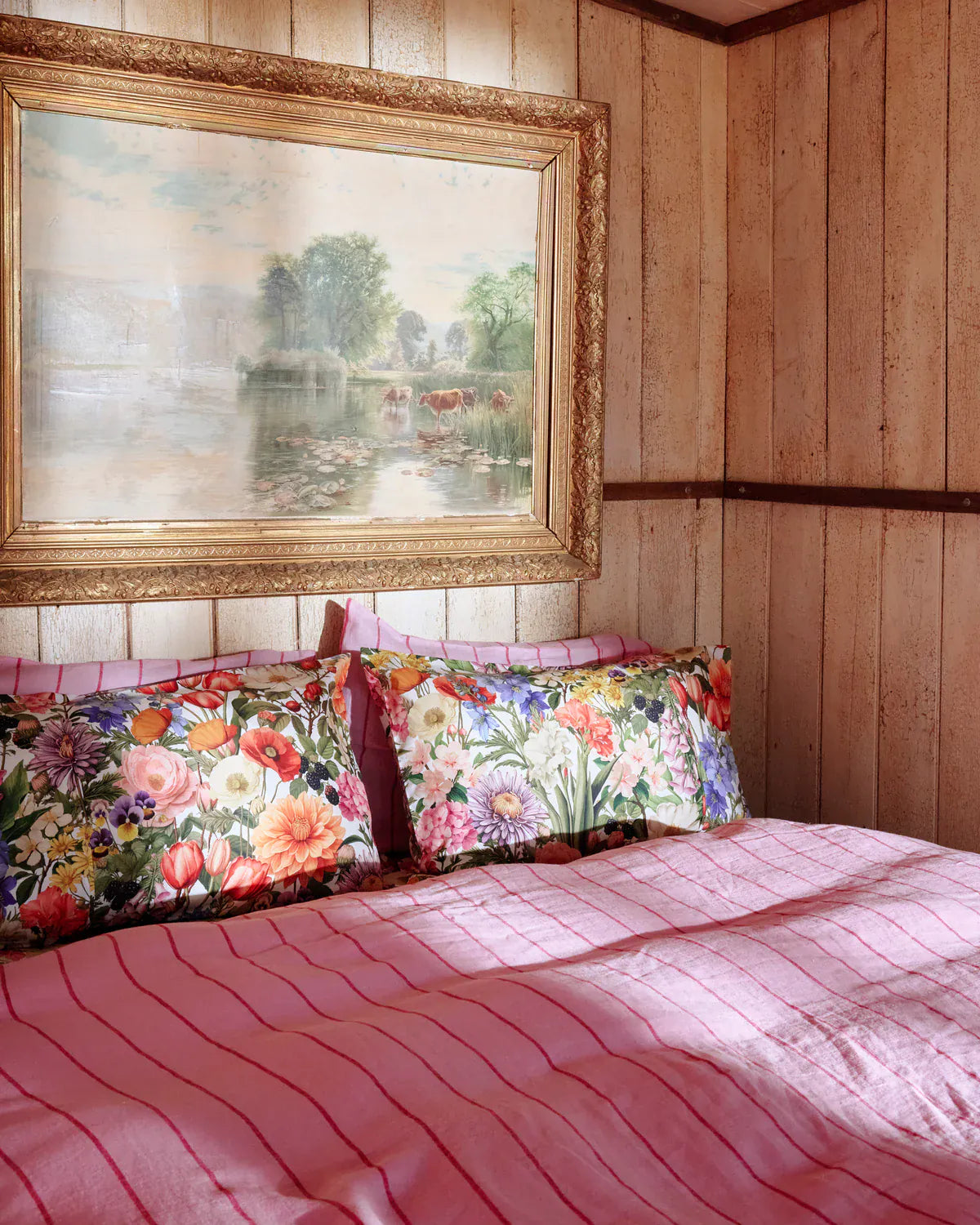 Cottage Garden Organic Cotton Standard Pillowcases | Set of 2
