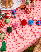 Merry Pom Pom Napkin Rings