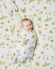 Sweet Daisy Bamboo Swaddle