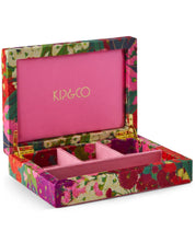 Australian Bush Blossom Velvet Jewellery Box | Small