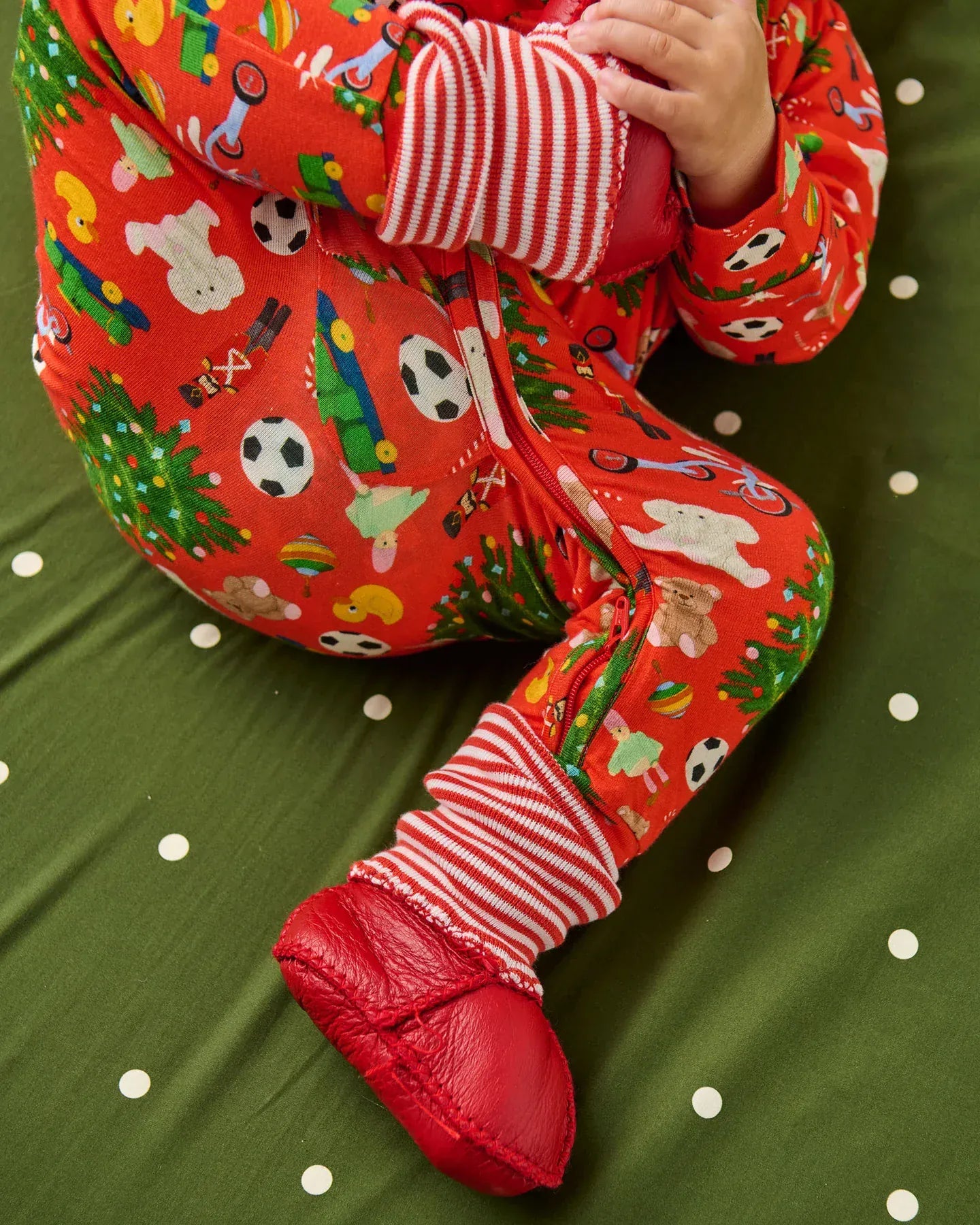 Santa's Little Helper Baby Booties | 12 - 18 mths