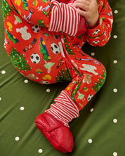 Santa's Little Helper Baby Booties | 12 - 18 mths