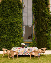 Christmas Patchwork Tablecloth | Large Rectangular