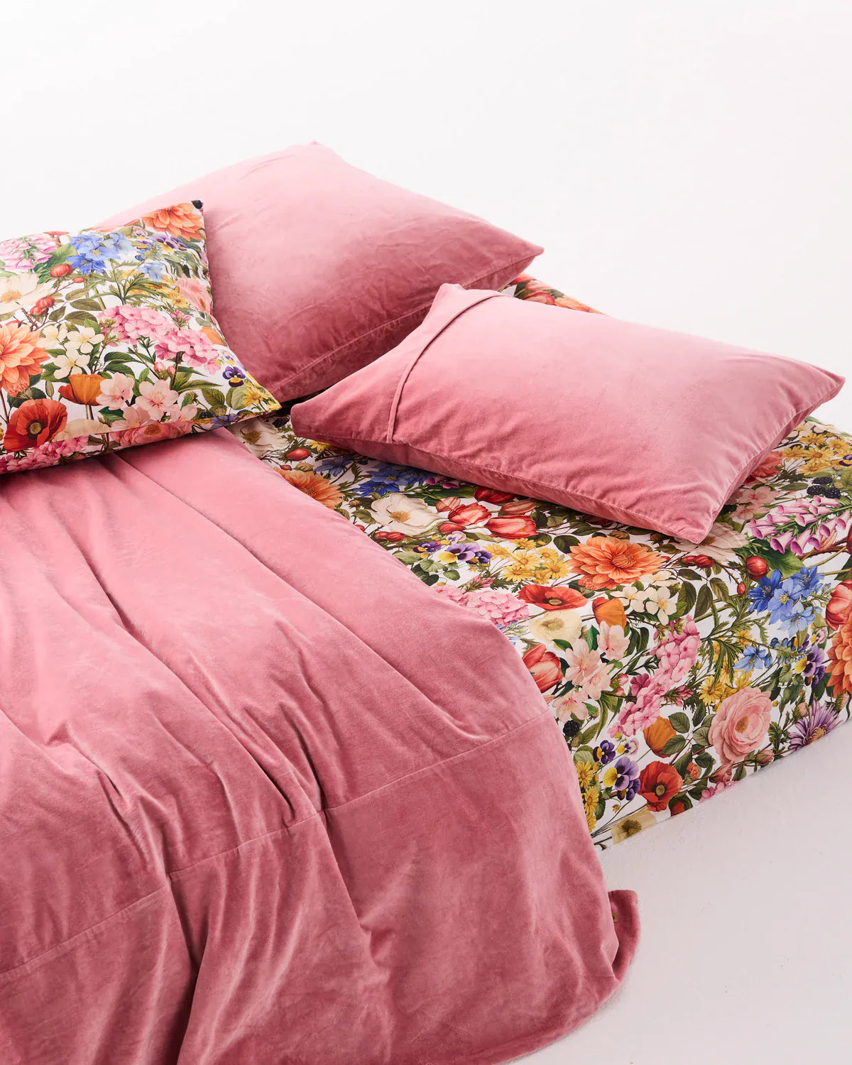 Cottage Garden Organic Cotton Fitted Sheet | King