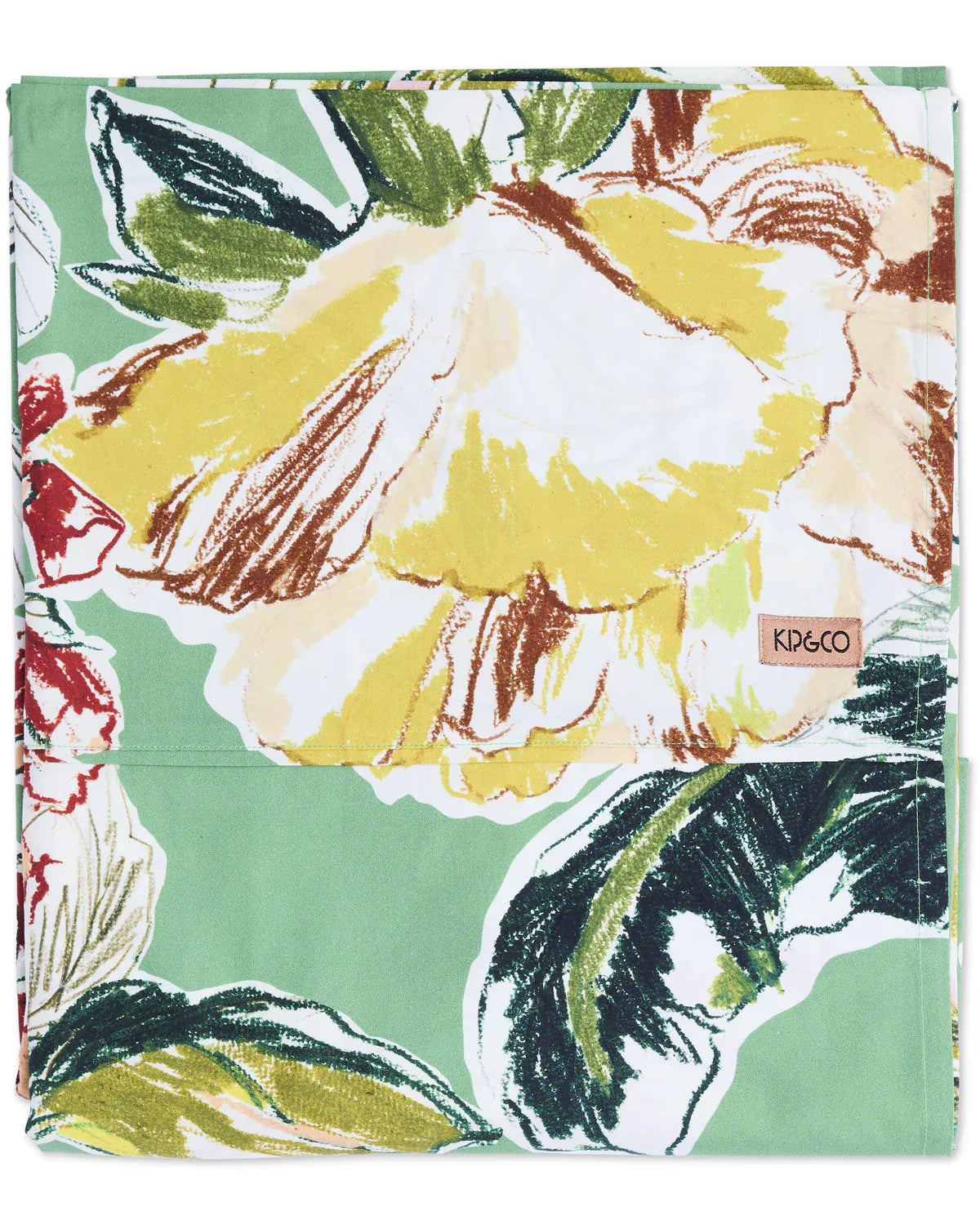 Somerset Green Organic Cotton Flat Sheet | King