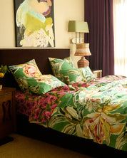 Somerset Green Organic Cotton Quilt Cover | King