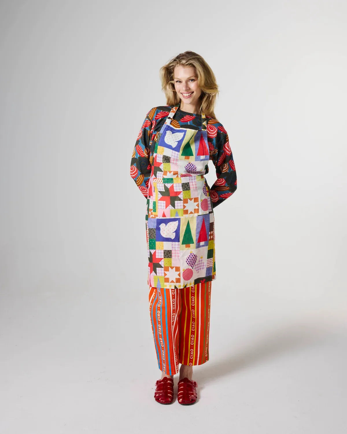 Christmas Patchwork Apron