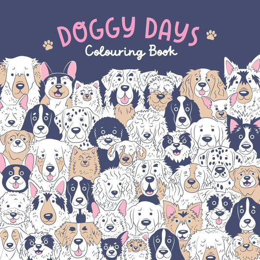 Doggy Days - Adult Colouring Book