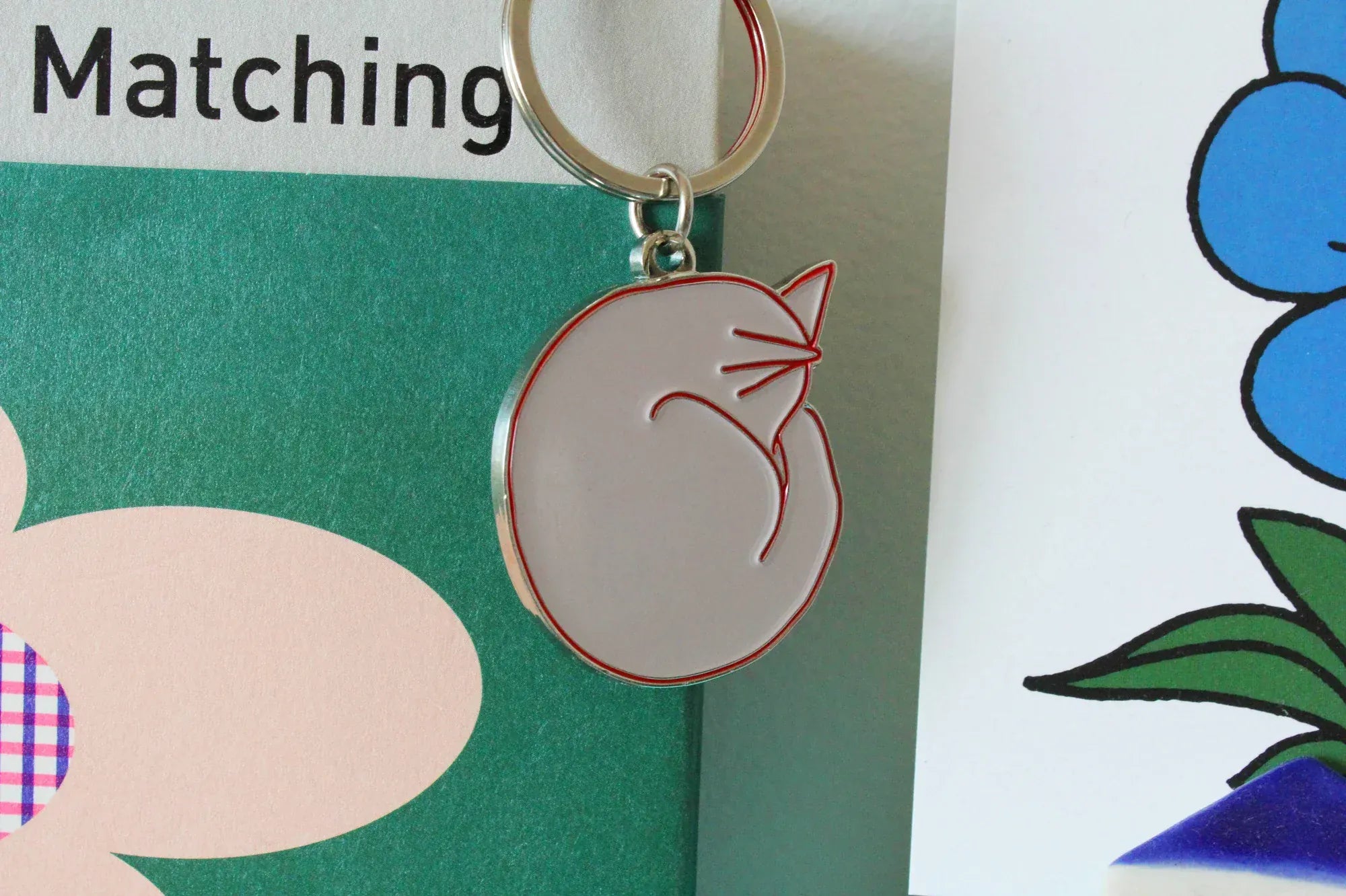 Cat Nap Keychain