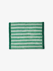 Green Stripe Reversible Bath Mat
