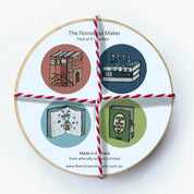 Book Coasters | Pack of 4
