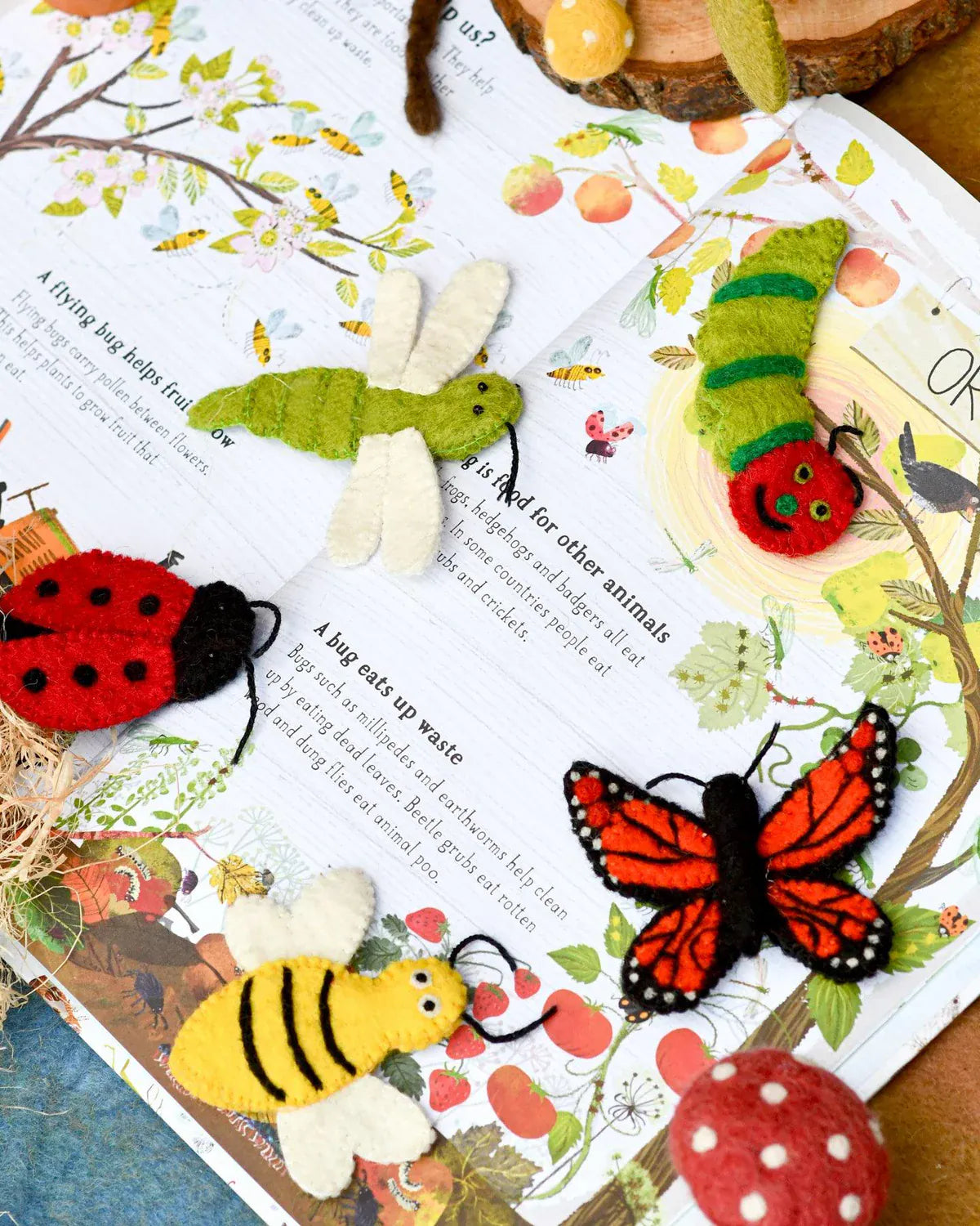 Insects and Bugs | Finger Puppet Set