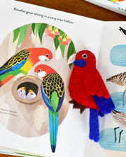 Busy Beaks Finger Puppets + Book Set by Sarah Allen