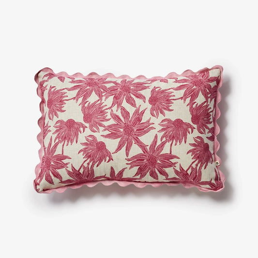 Flannel Flower Cushion (Pink)