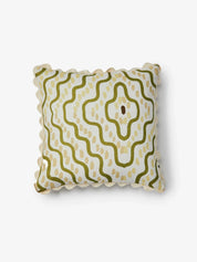Rushes Olive Cushion
