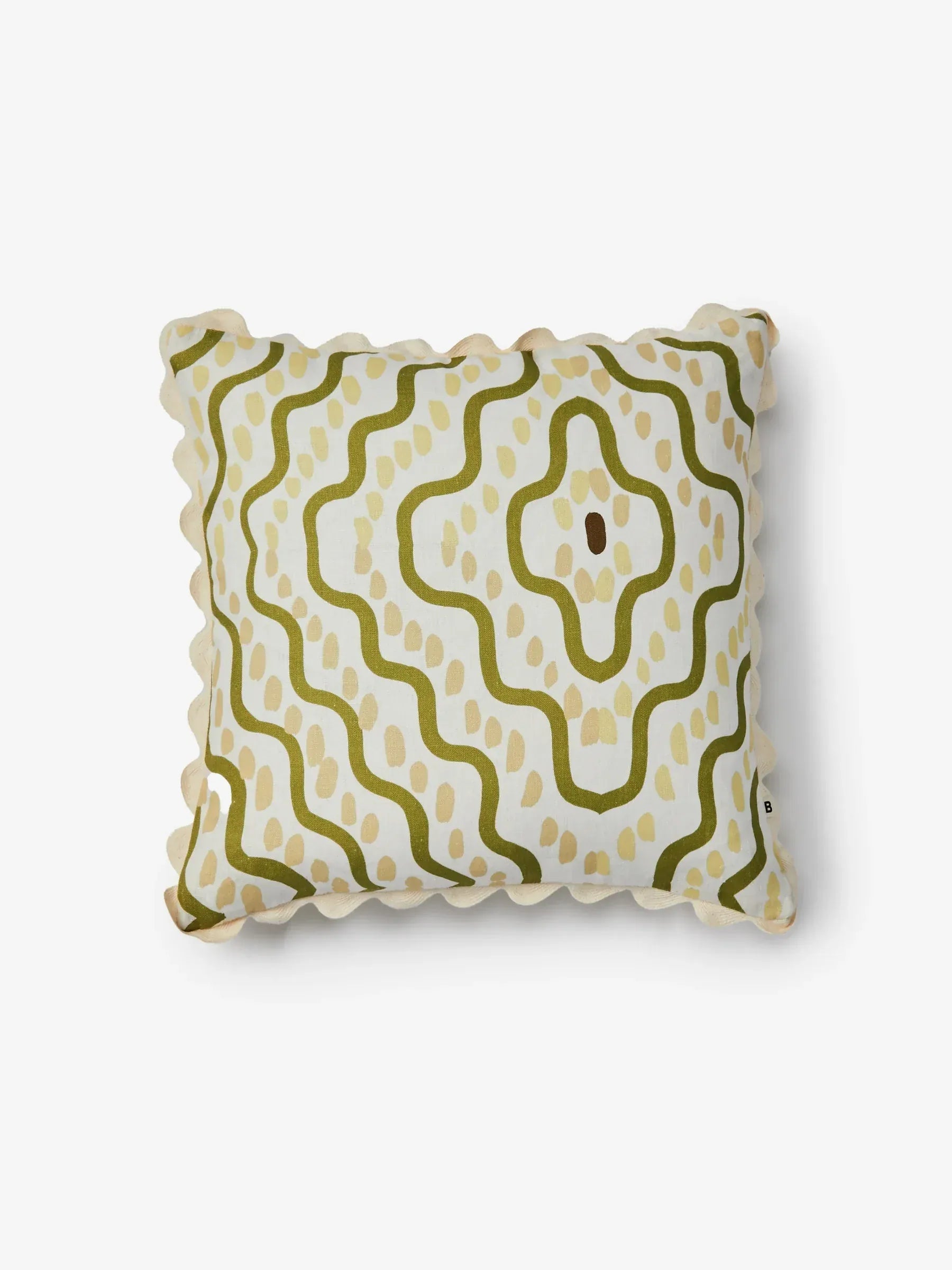 Rushes Olive Cushion