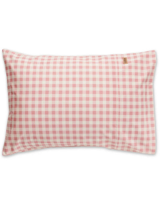 Gingham Candy Organic Cotton Pillowcases (Standard Size)