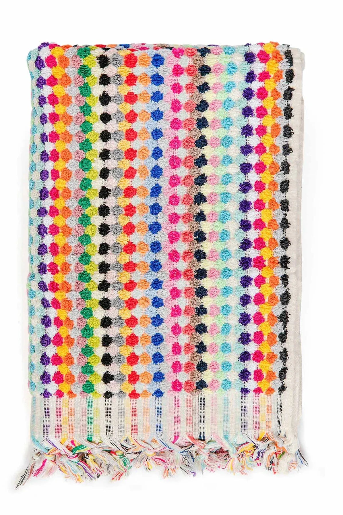 Pompom Turkish Cotton Bath Sheet | Candy