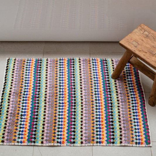 Pompom Turkish Cotton Bath Mat