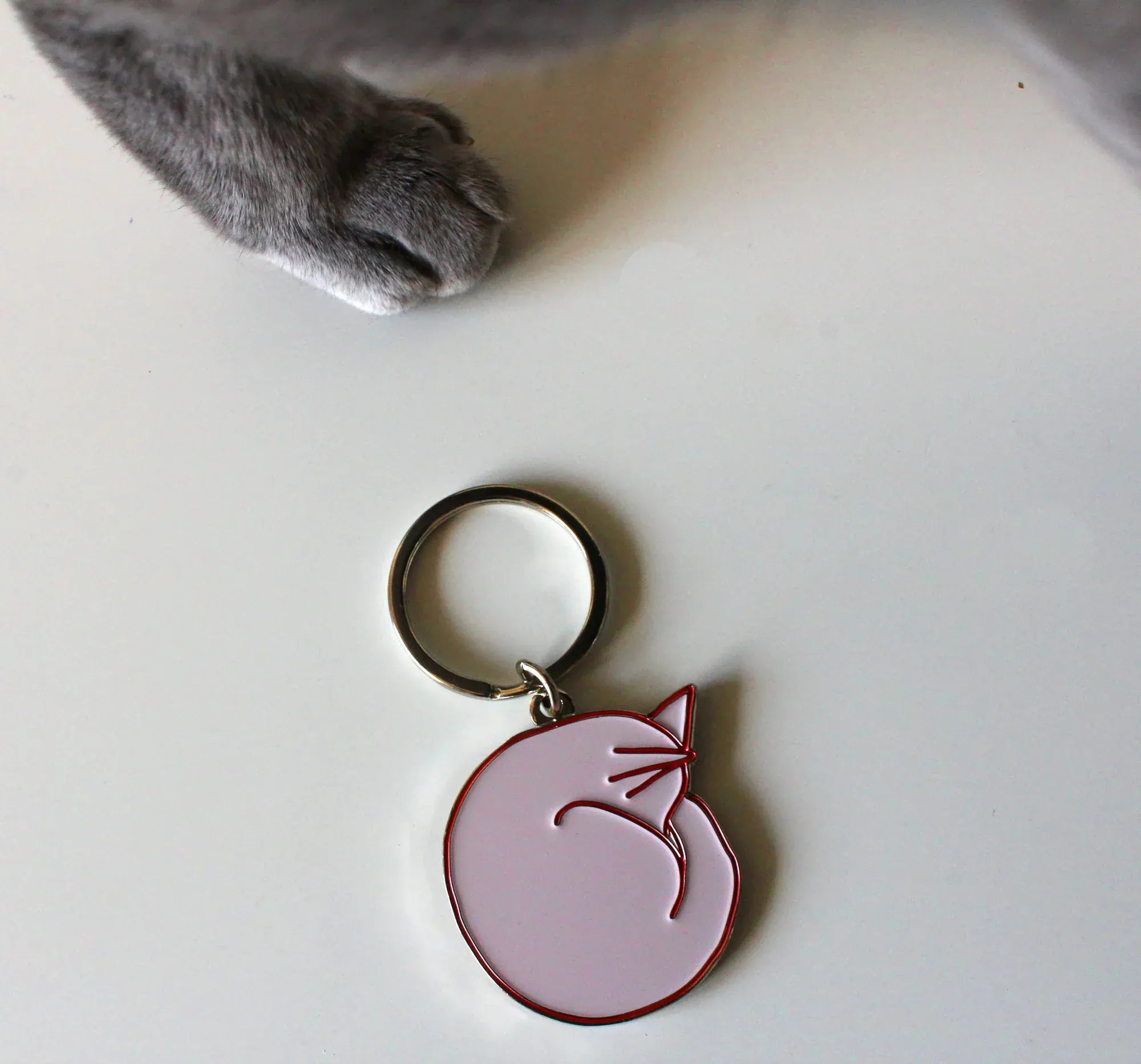 Cat Nap Keychain