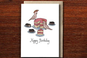 Birthday Card | Cockatoos and Cake