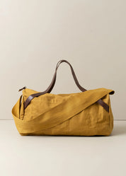 Journey Duffle Canvas Bag Mustard