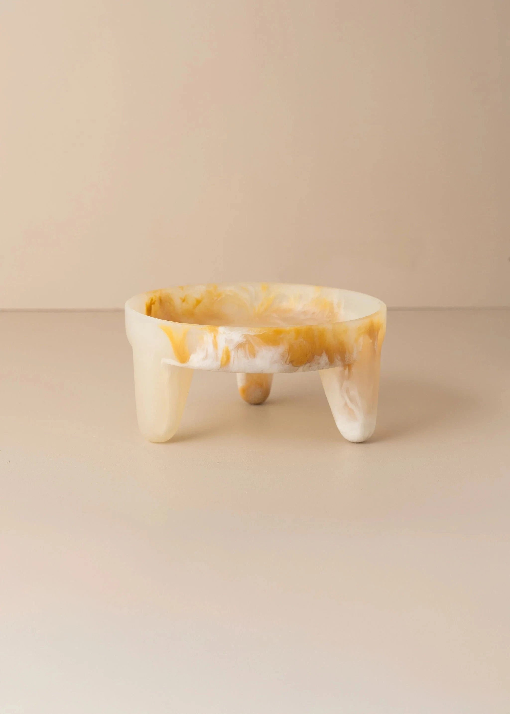 Flow Resin Structured Fruit Bowl | Shell