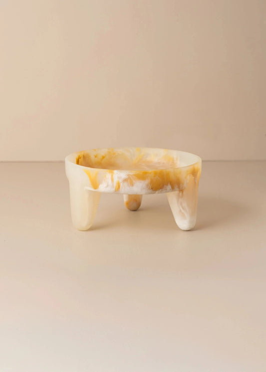 Flow Resin Structured Fruit Bowl (Shell)