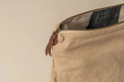Journey Canvas Makeup Bag | Clay