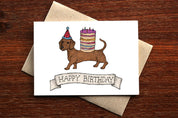 Birthday Card | Sausage Dog