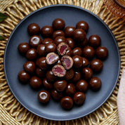 Dark Chocolate Raspberries 150g